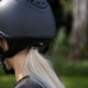 BACK ON TRACK LYNX II RIDING HELMET, SMOOTH BLACK